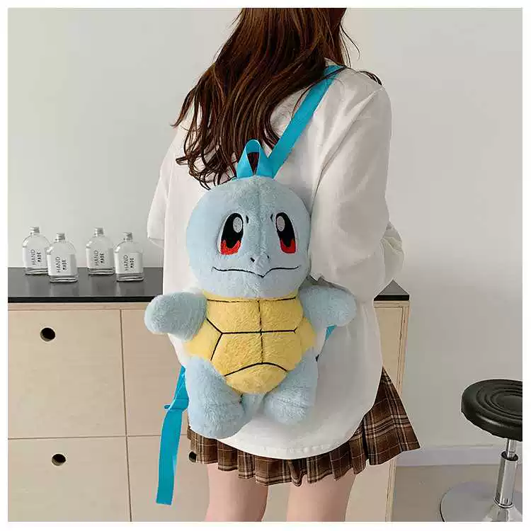Squirtle plush backpack